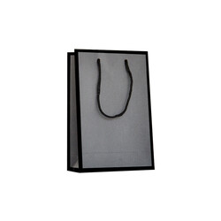 Kika - Mat Siyah Karton Çanta 11x16,5cm