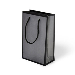 Mat Siyah Karton Çanta 11x16,5cm - Thumbnail