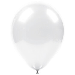Pako - Beyaz Pako Metalik Balon 12