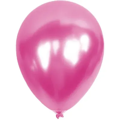 Pembe Metalik Balon 12