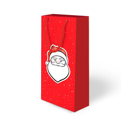 Kika - Noel Baba Karton Çanta12x35