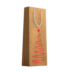 Kika - Çam Ağacı Kraft Çanta 12x35