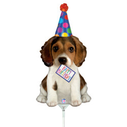 Birthday Puppy Mini Grabo Folyo Balon 14