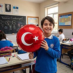 Türk Bayrağı Folyo Balon 18