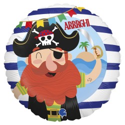Grabo - Funny Pirate Grabo Folyo Balon 18