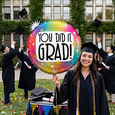 Opal Graduation Grabo Folyo Balon 18