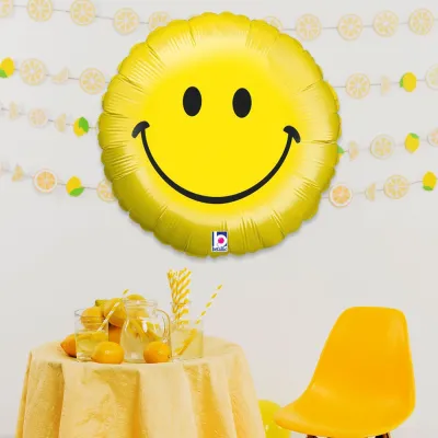 Smiley Face Grabo Folyo Balon 18