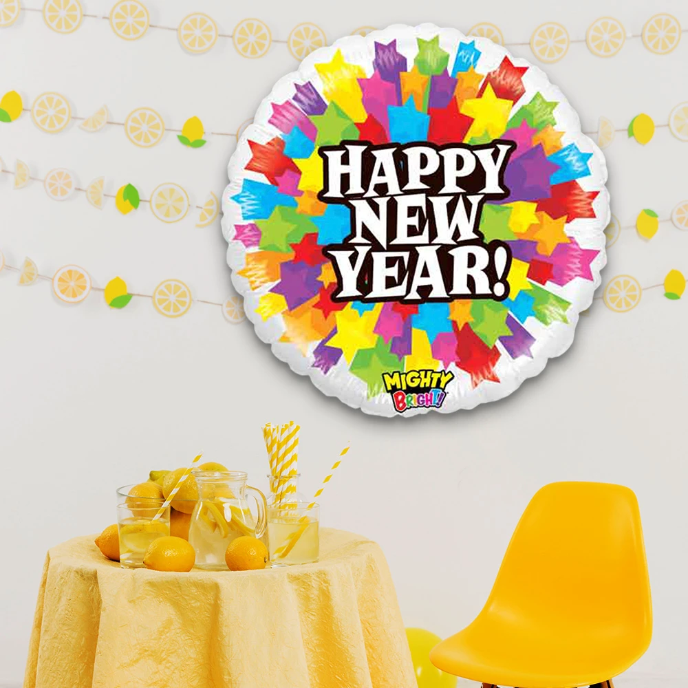Mighty Starbust New Year Grabo Folyo Balon 21"