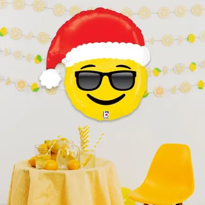 Emoji Santa Grabo Folyo Balon 25