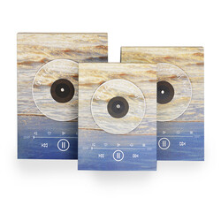 3 pcs Vintage Square Gift Boxes - 