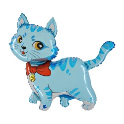 Grabo - Blue Cat Boy Grabo Folyo Balon 34