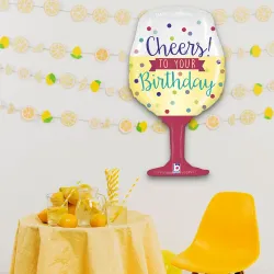 Cheers to Your Birthday Grabo Folyo Balon 34