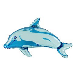 Grabo - Blue Dolphin Grabo Folyo Balon 34