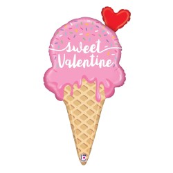 Grabo - Sweet Valentine Ice Cream Grabo Folyo Balon 35