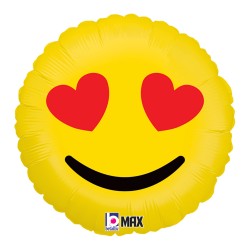 Grabo - Emoji Hearts Grabo Folyo Balon 36