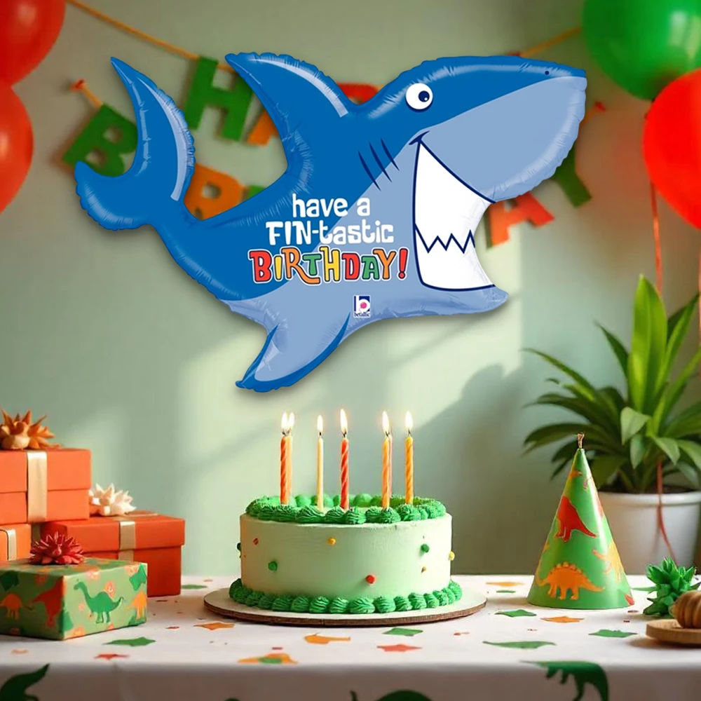 Birthday Shark Grabo Folyo Balon 39"