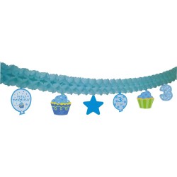  - 3rd Birthday Paper Garland Decorations 