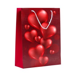 Kika - Hearttap Valentine Karton Çanta 42x38x12