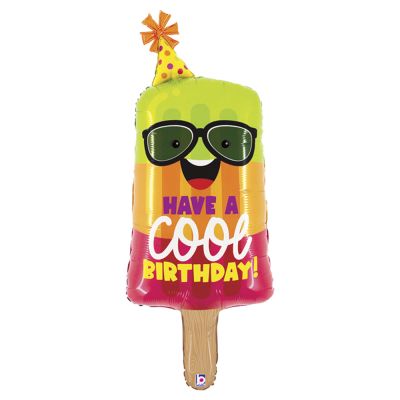 Cool Birthday Popsicle Grabo Folyo Balon 45
