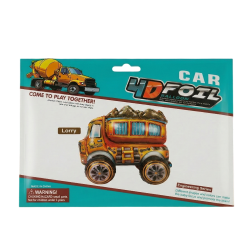 4D Standing Construction Truck Balloon - 2