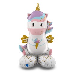 Grabo - Chubby Unicorn Grabo Folyo Balon 63