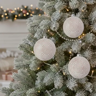 Lüks Ağaç Süsleme Topları 8cm - 1