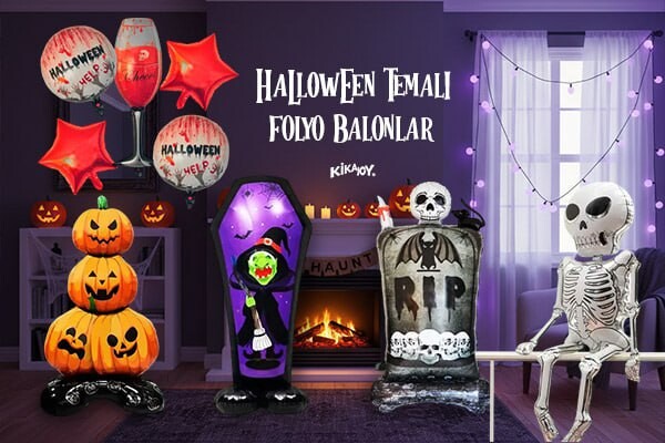 Cadılar Bayramı Folyo Balon Çeşitleri