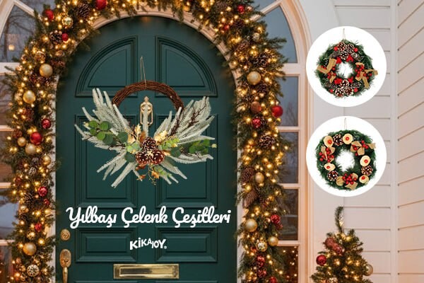Yılbaşı Kapı Süsü Çeşitleri