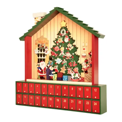 Advent Calender - Wooden House - 2