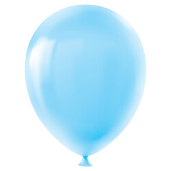 Baby Blue Pastel Balloons 12