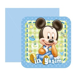Baby Mickey Davetiye - 