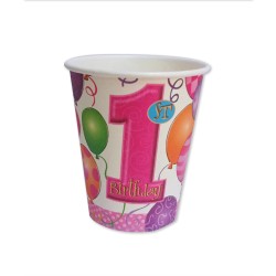  - Balloons Paper Cups Pink