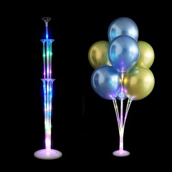 Led Işıklı Balon Standı 70cm - Thumbnail