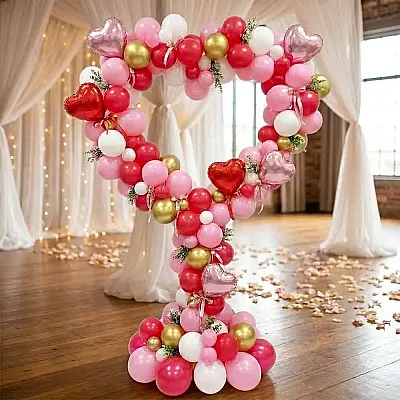 Kalp Balon Standı 150cm - 1