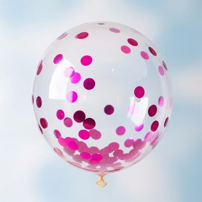 Pembe Balon Süsleme Pulu - 1