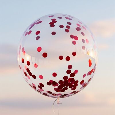 Kırmızı Balon Süsleme Pulu - 1