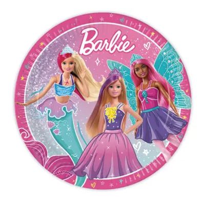 Barbie Paper Plates