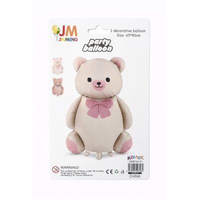 Bear Shaped Foil Balloon - 2