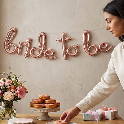 Rose Gold Bride To Be Folyo Balon - 1