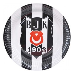  - Beşiktaş Karton Tabak 23cm