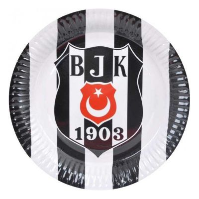 Beşiktaş Karton Tabak 23cm