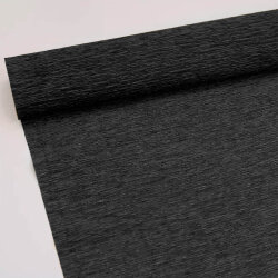 Black Crepe Paper Roll - 2