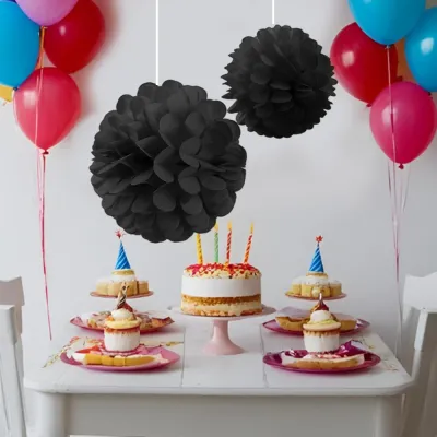 Black Decoration Balls - 1
