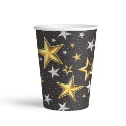 Black Galaxy Paper Cups - Kikajoy
