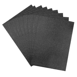 Black Glitter EVA Craft Foam Sheet - Kikajoy (1)