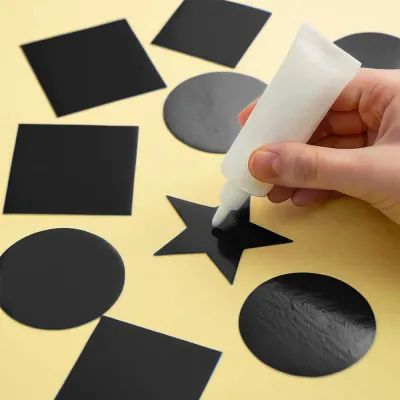 Black Metallic Construction Paper - 1