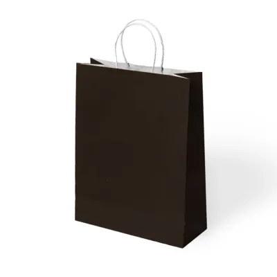 Black Paper Bags with Twisted Handles - 1