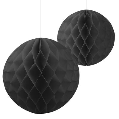 Black Paper Honeycomb Balls