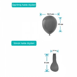 Black Pastel Balloons 5