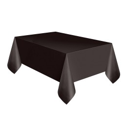 Black Plastic Table Cover - 2
